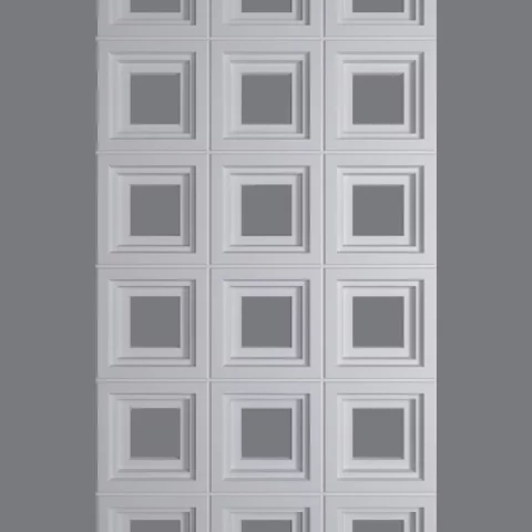 Panel PU casetones cuadrados D005