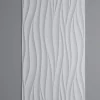 Panel PU ondas verticales F008 - Blanco